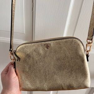 Tory Burch gold purse